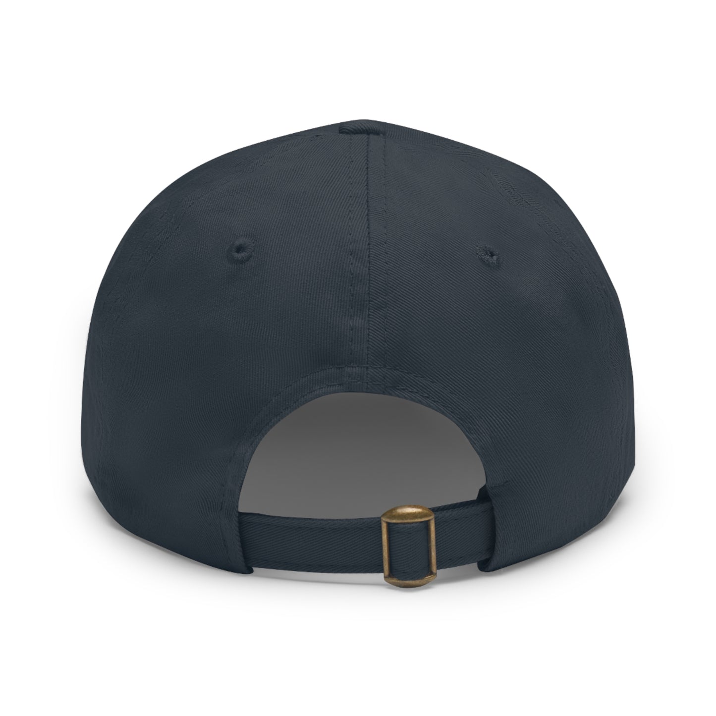 GODSKIN Dad Hat with Leather Patch (Round)