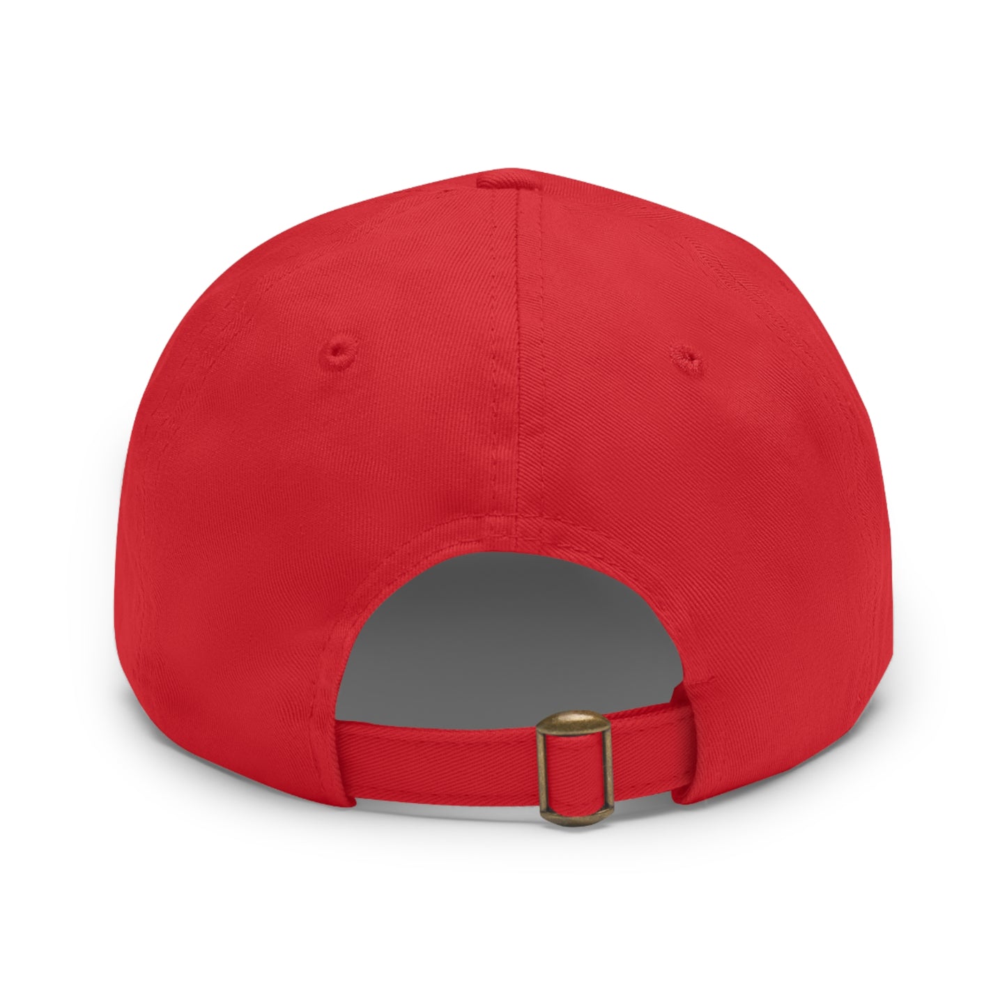 GODSKIN Dad Hat with Leather Patch (Round)