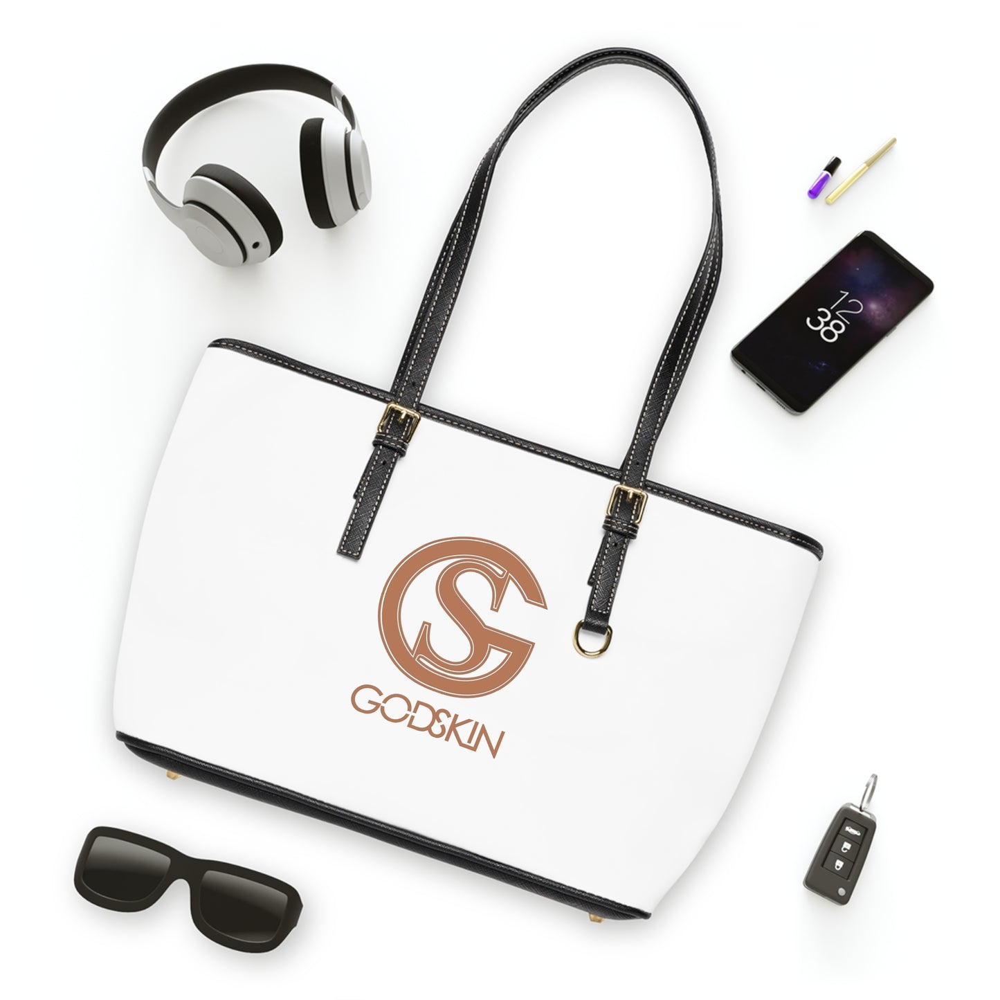 Godskin WhiteLeather Shoulder Bag