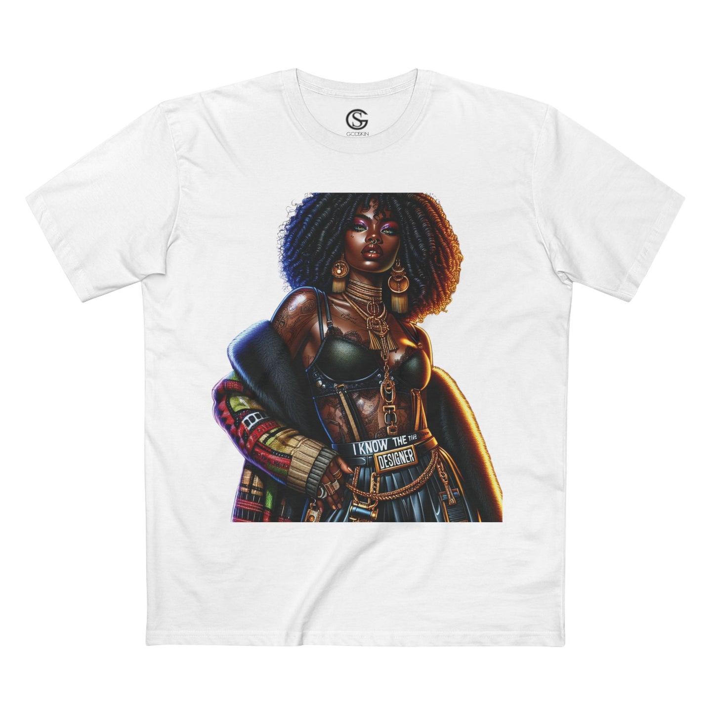 Godskin "I Know The Designer" Adult Tee