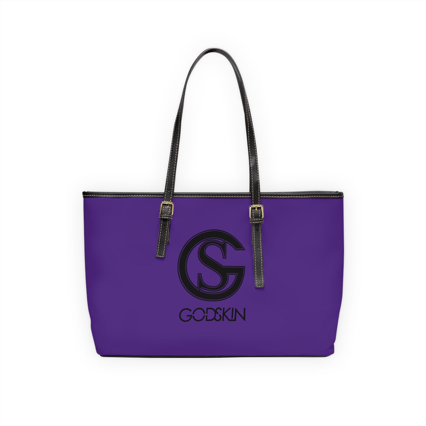 GODSKIN Purple Leather Shoulder Bag