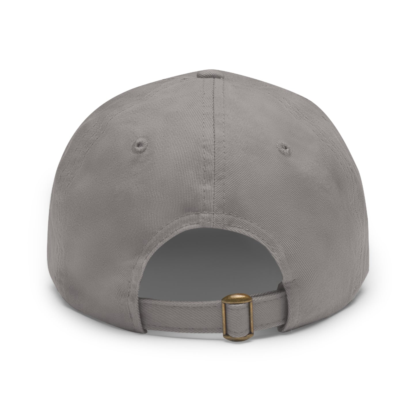 GODSKIN Dad Hat with Leather Patch (Round)