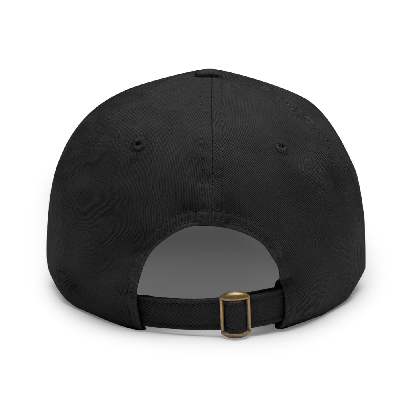 GODSKIN Dad Hat with Leather Patch (Round)