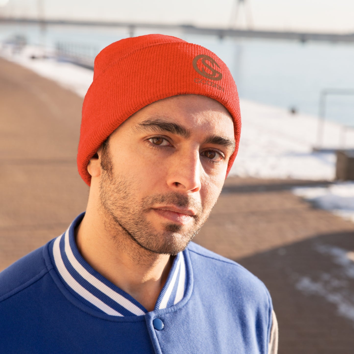 GODSKIN Logo Knit Beanie