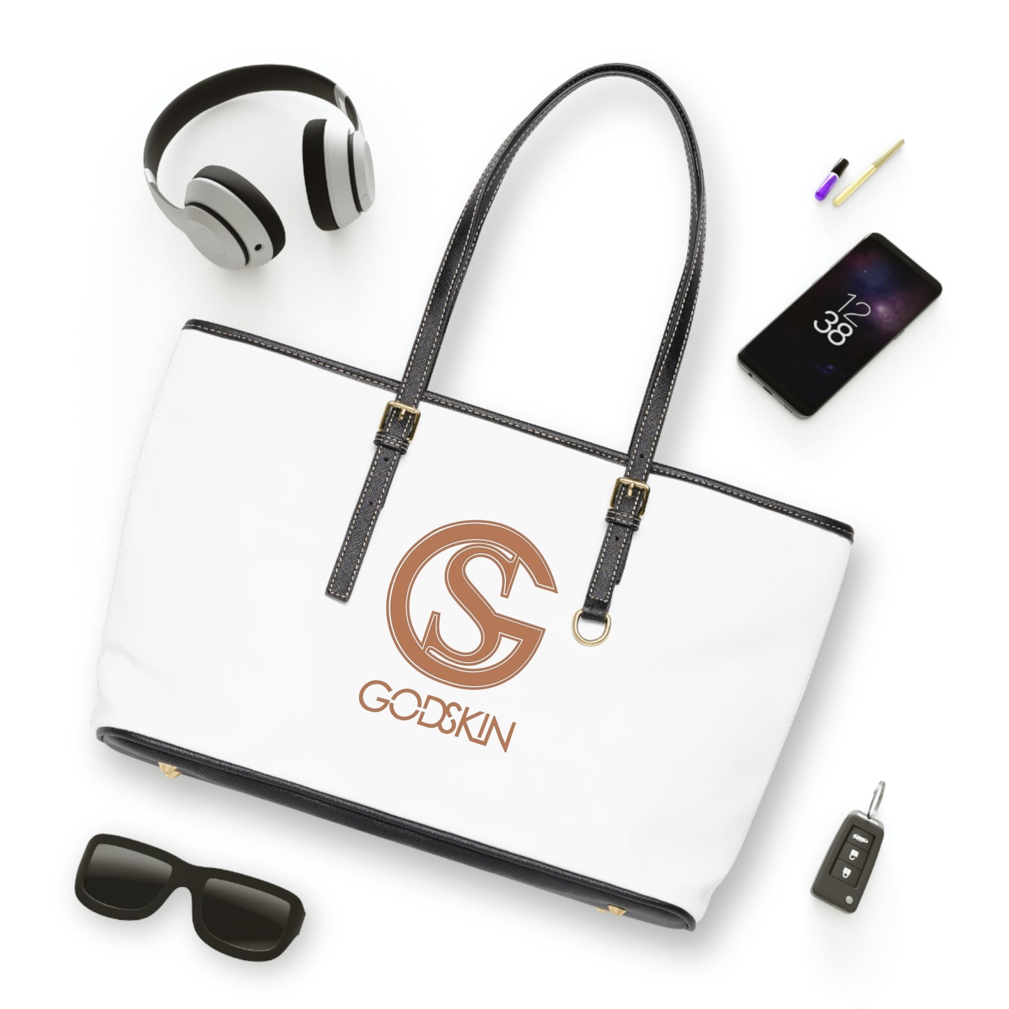 Godskin WhiteLeather Shoulder Bag