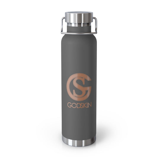 GODSKIN Logo Copper Vacuum Insulated Bottle, 22oz