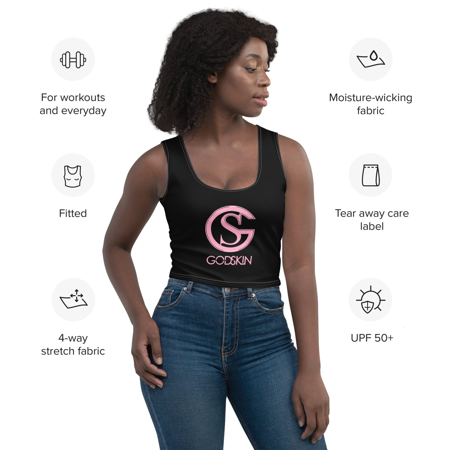 GODSKIN LOGO Crop Top