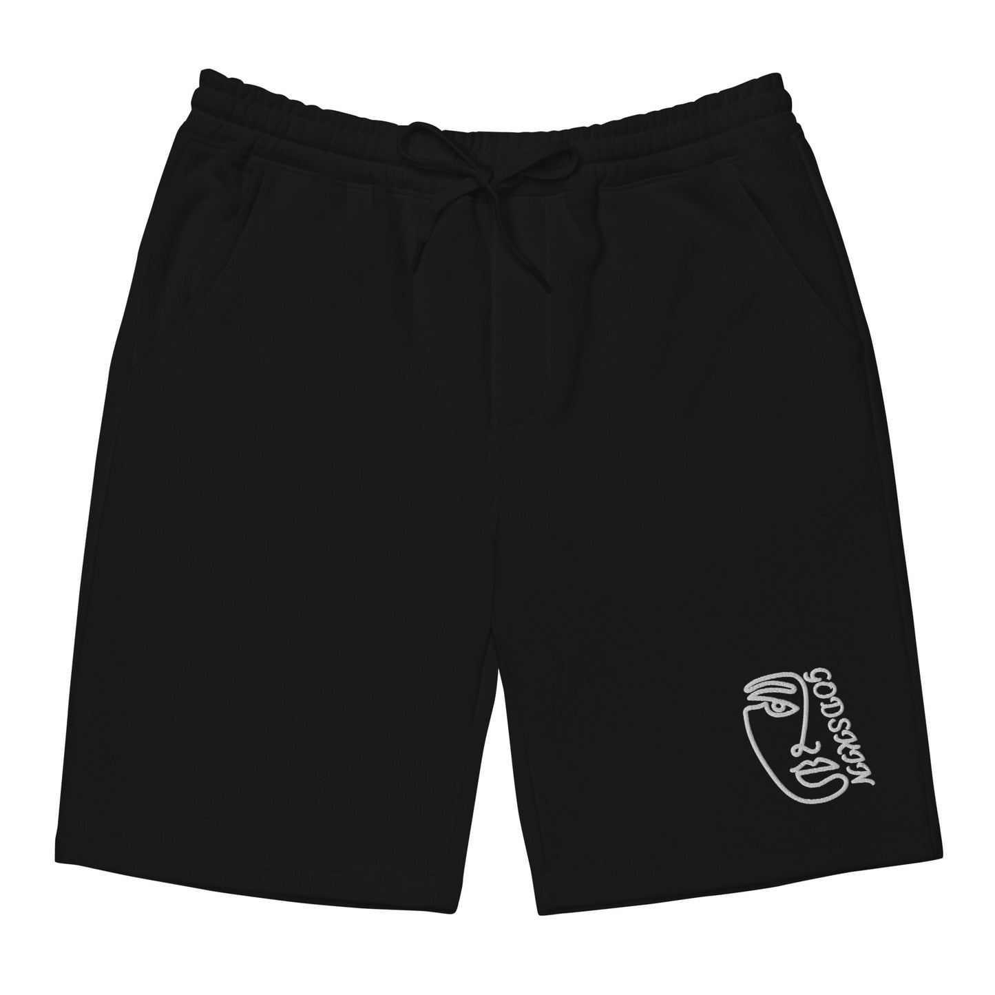 Godskin Embroidered Custom Men's Fleece Shorts
