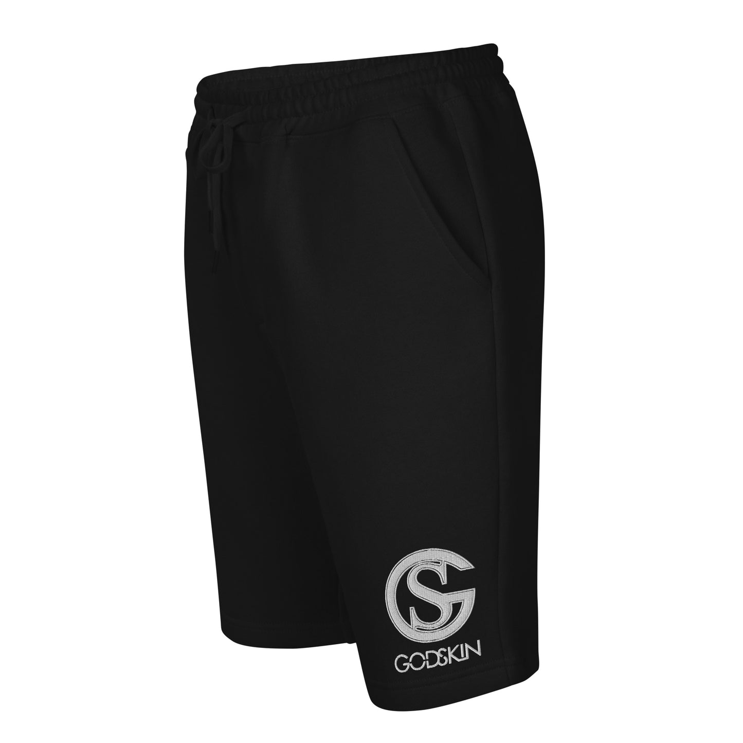 Godskin Embroidered Men's Fleece Shorts