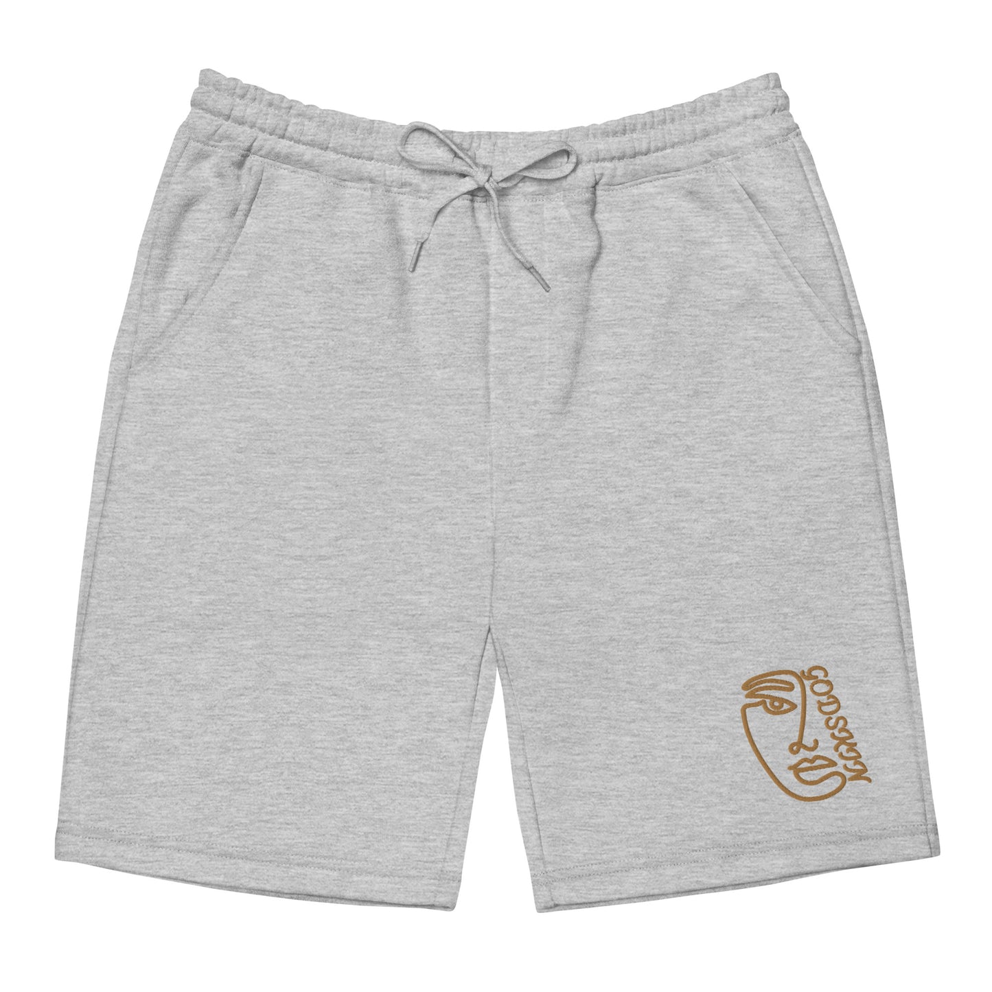 Godskin Embroidered Custom Men's Fleece Shorts