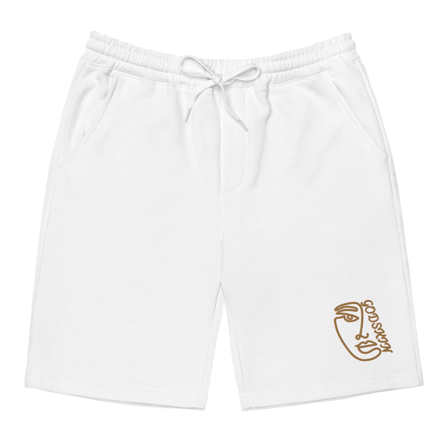 Godskin Embroidered Custom Men's Fleece Shorts