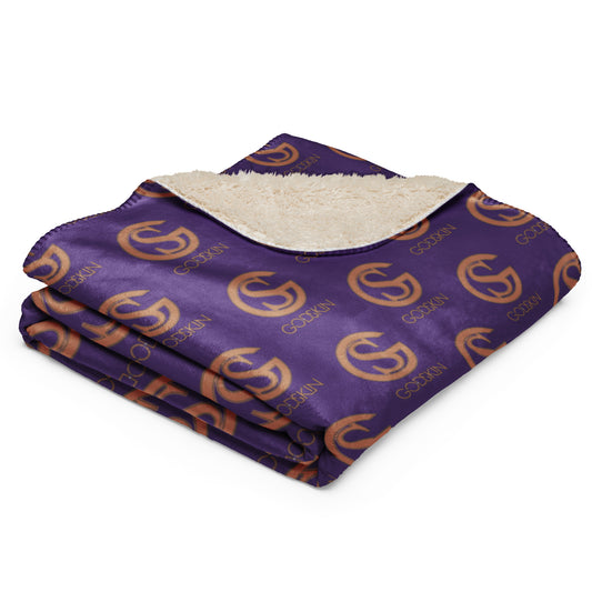 GODSKIN Logo Sherpa blanket