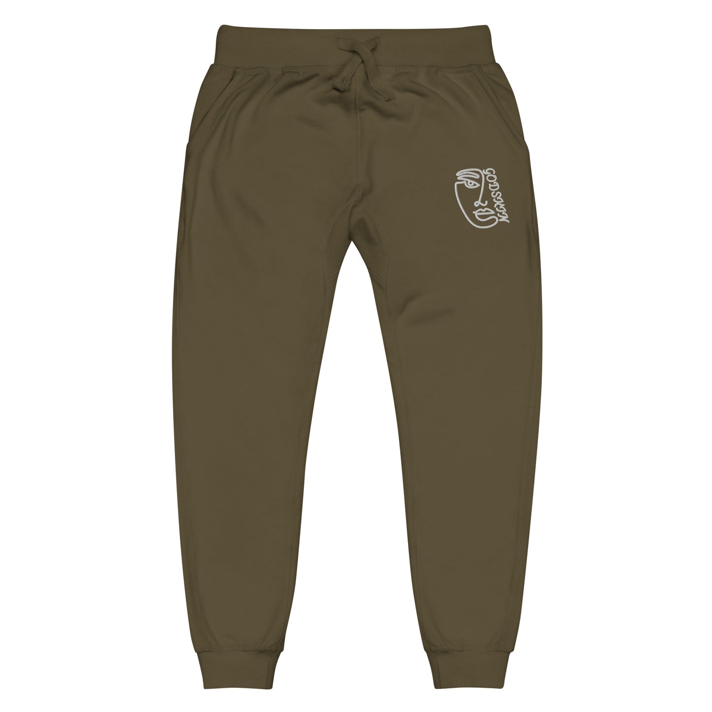 Godskin Embroidered Custom Fleece Sweatpants