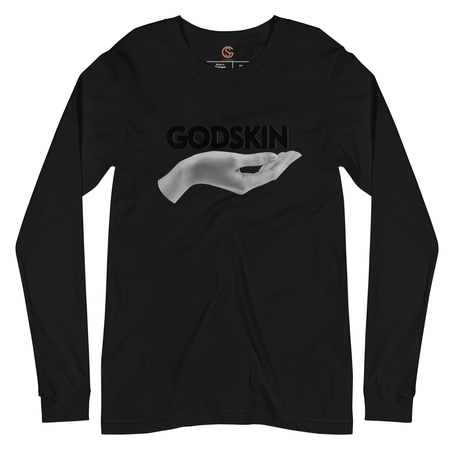 GODSKIN" Greatness Needs Attire." Custom Long Sleeve Tee