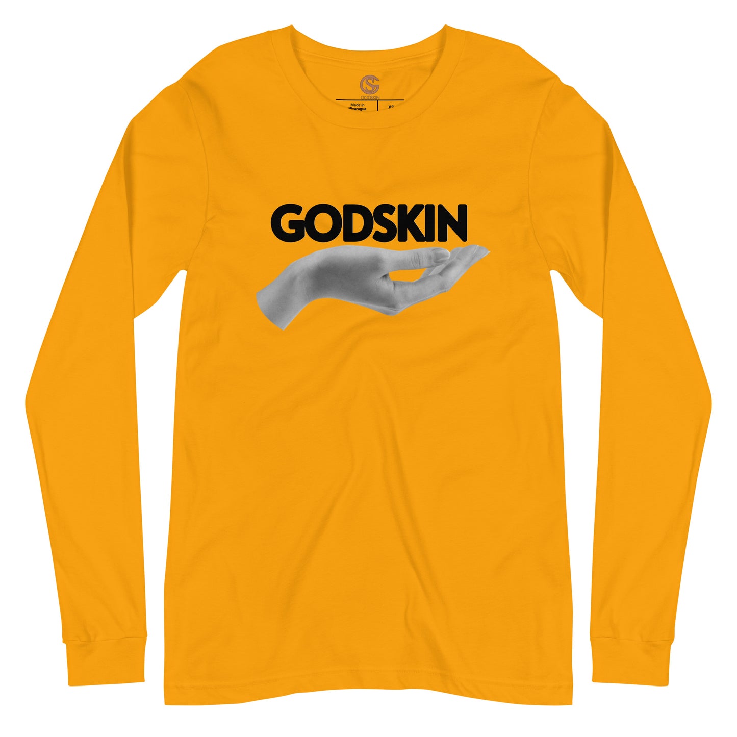 GODSKIN" Greatness Needs Attire." Custom Long Sleeve Tee