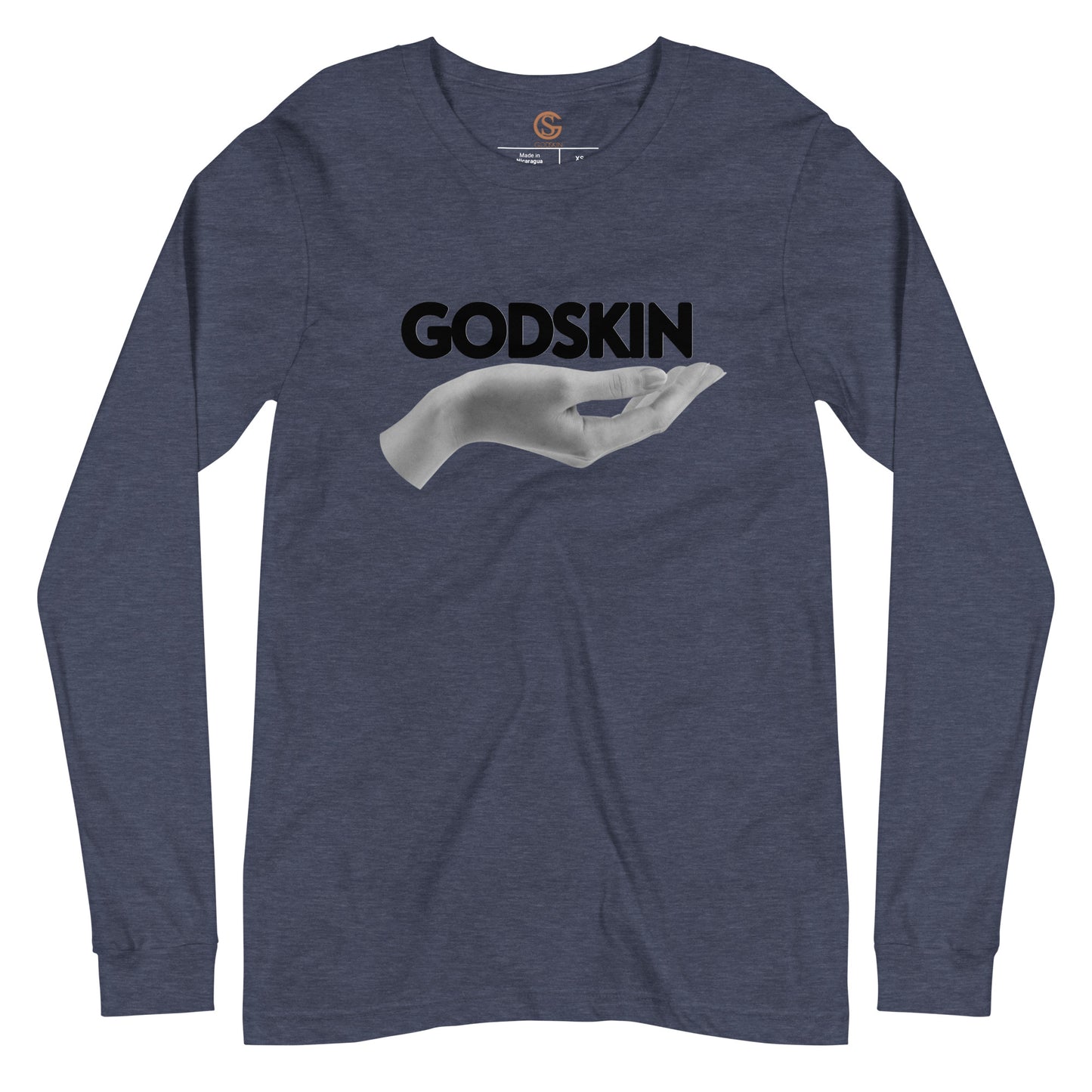 GODSKIN" Greatness Needs Attire." Custom Long Sleeve Tee