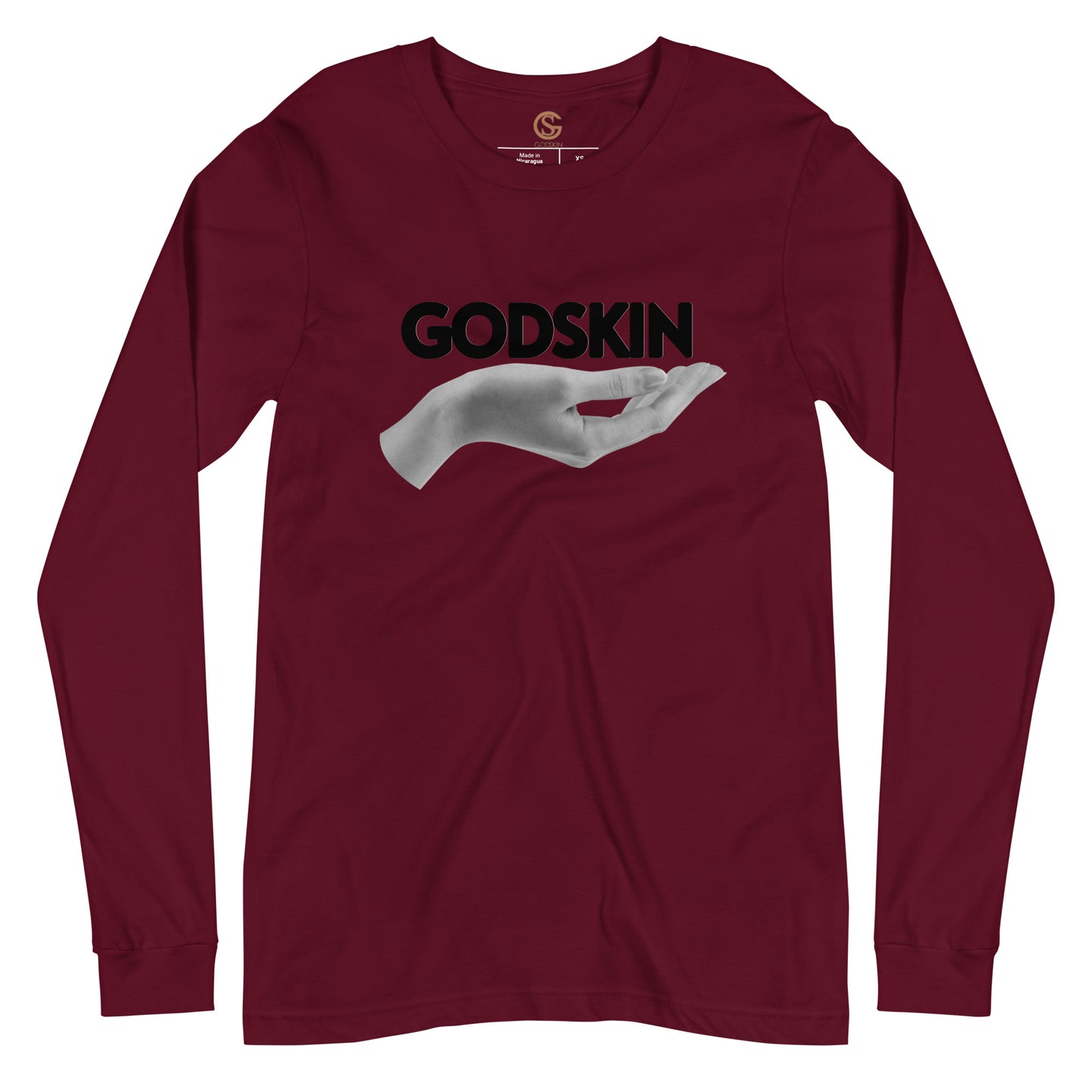 GODSKIN" Greatness Needs Attire." Custom Long Sleeve Tee
