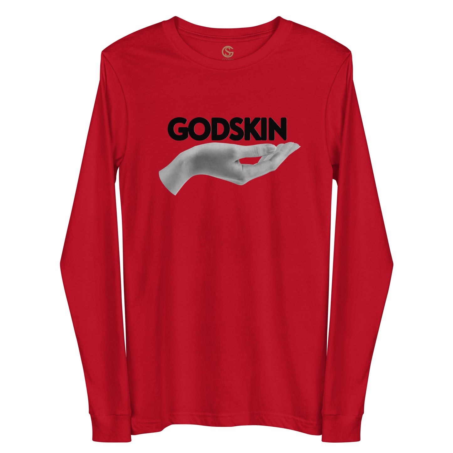 GODSKIN" Greatness Needs Attire." Custom Long Sleeve Tee
