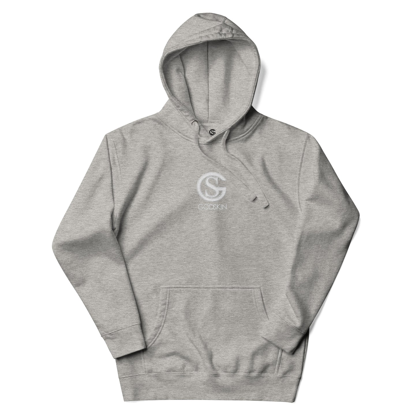 Godskin Custom Embroidered Logo(White) Hoodie
