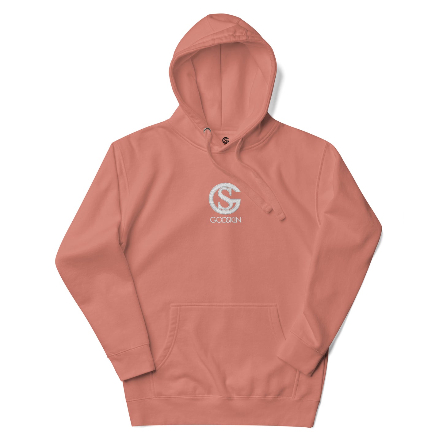 Godskin Custom Embroidered Logo(White) Hoodie