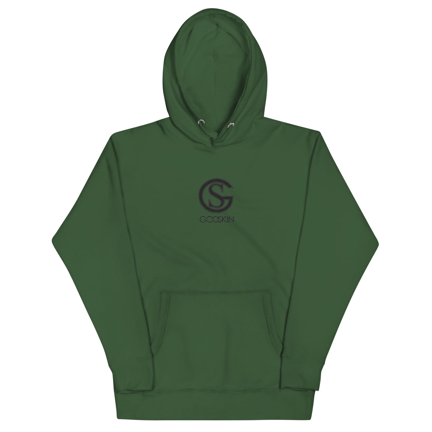Godskin Custom Embroidered Logo(Black) Hoodie