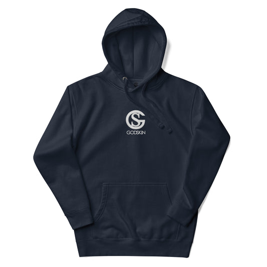 Godskin Custom Embroidered Logo(White) Hoodie
