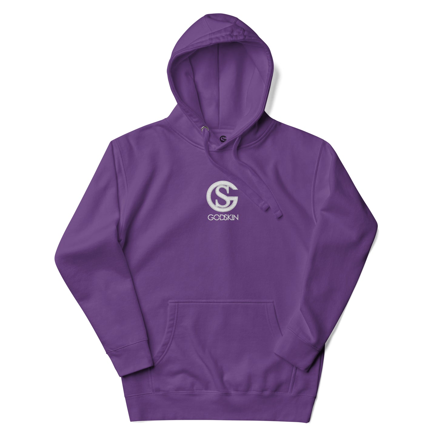 Godskin Custom Embroidered Logo(White) Hoodie