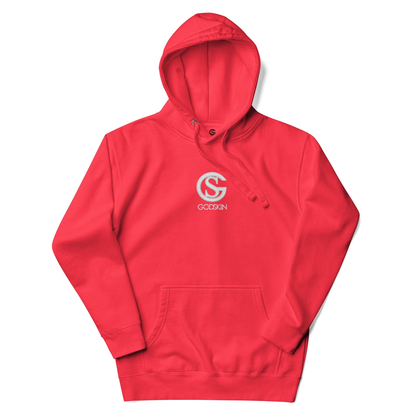 Godskin Custom Embroidered Logo(White) Hoodie