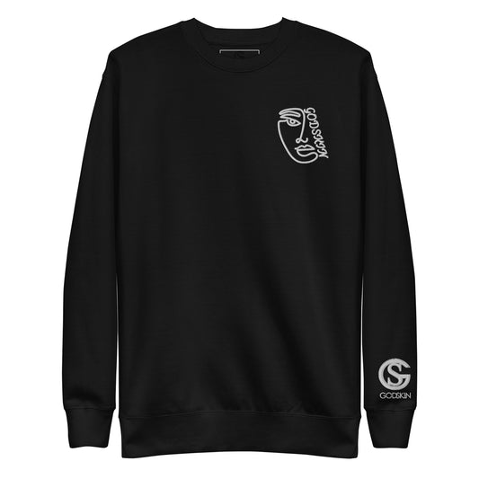 Godskin Embroidered Custom Premium Sweatshirt