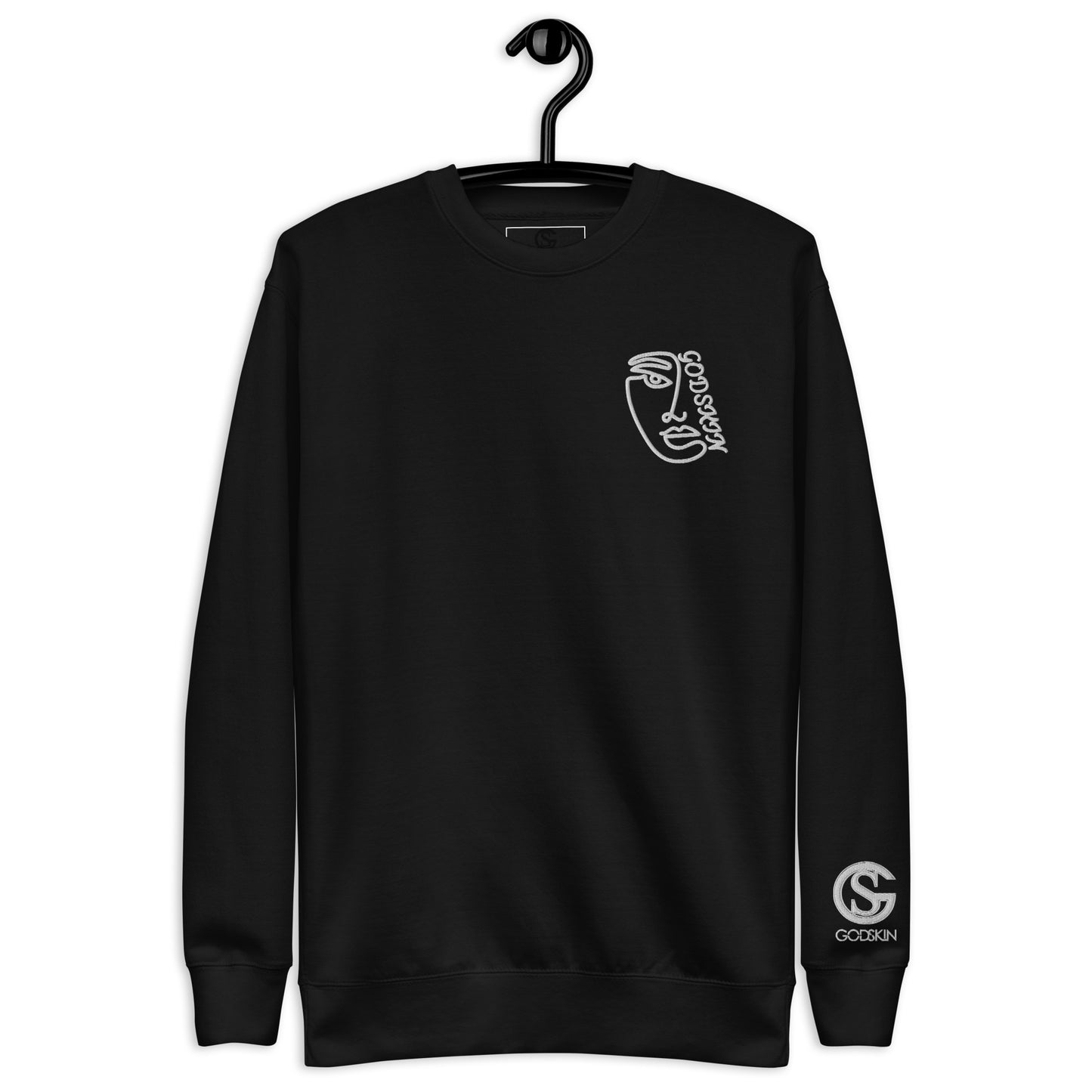 Godskin Embroidered Custom Premium Sweatshirt