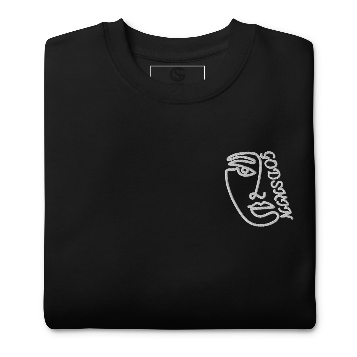 Godskin Embroidered Custom Premium Sweatshirt