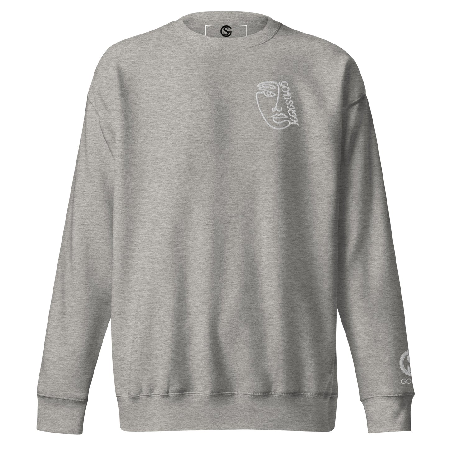 Godskin Embroidered Custom Premium Sweatshirt