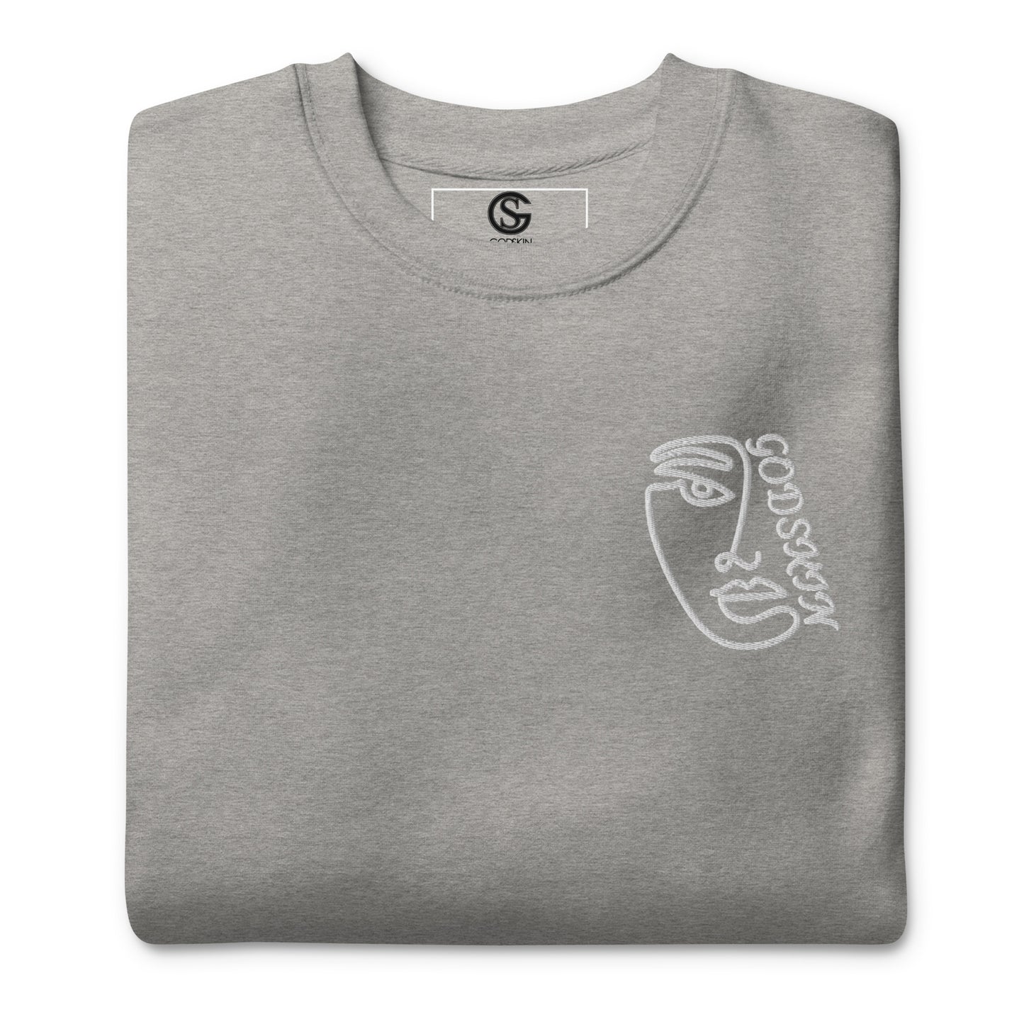 Godskin Embroidered Custom Premium Sweatshirt