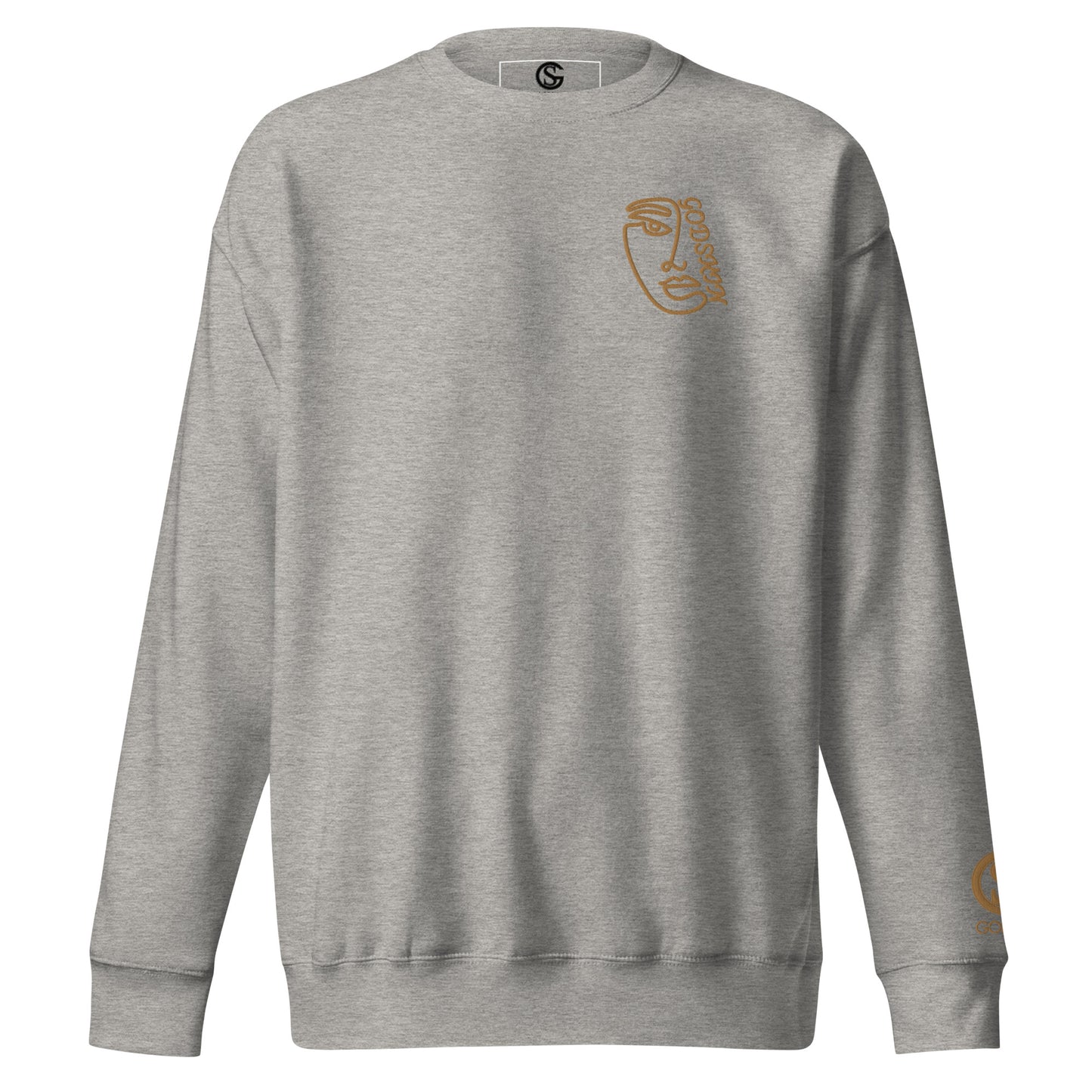 Godskin Embroidered Custom Premium Sweatshirt