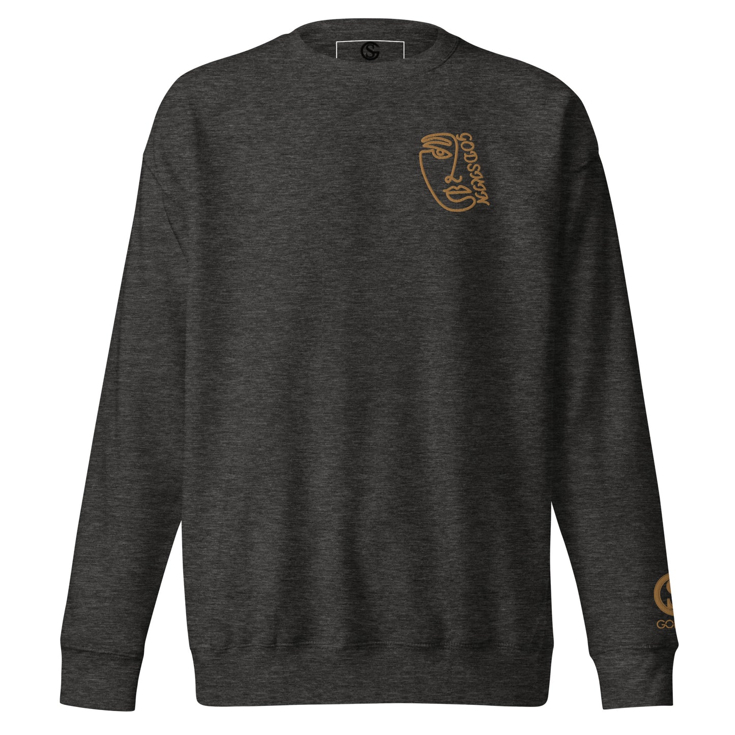 Godskin Embroidered Custom Premium Sweatshirt