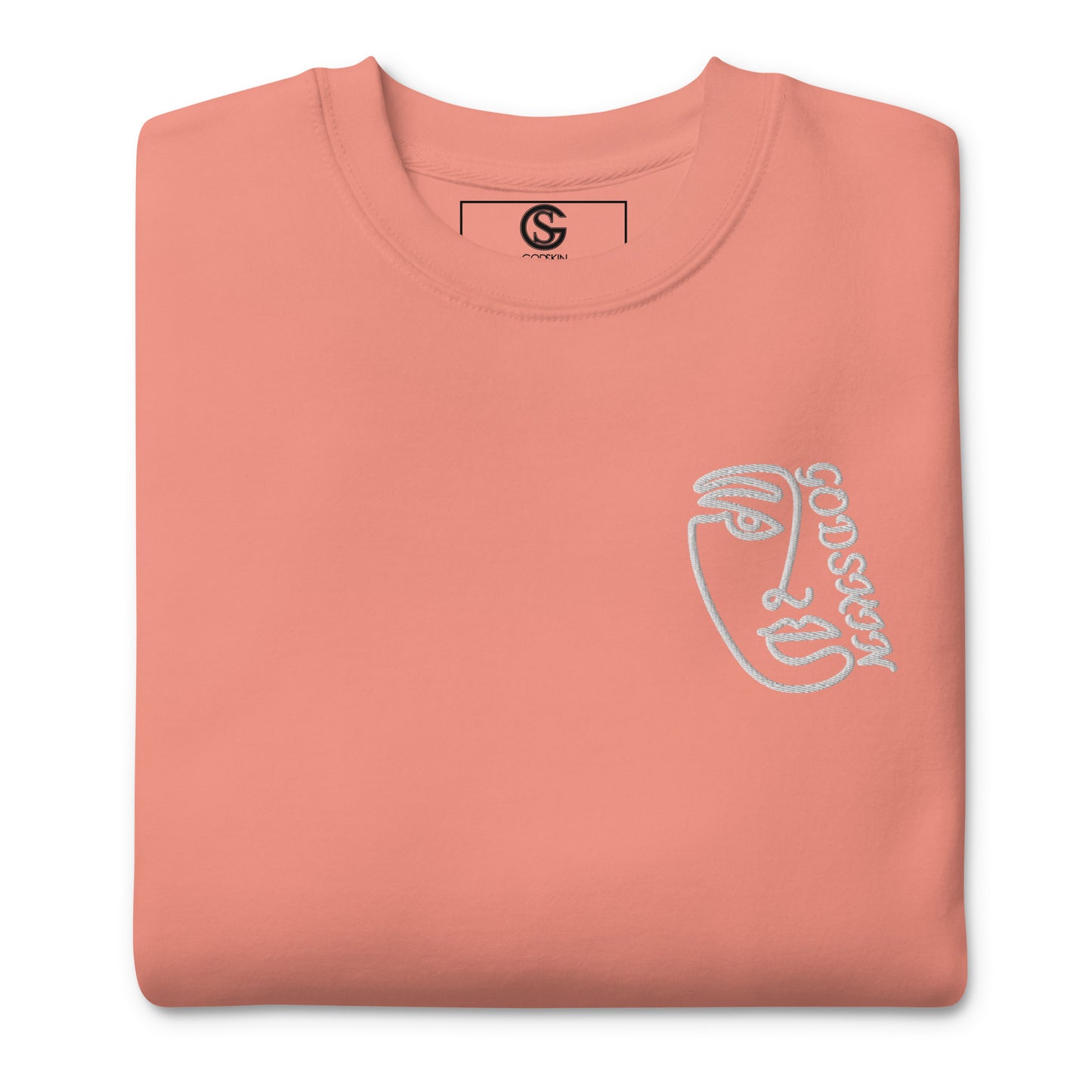 Godskin Embroidered Custom Premium Sweatshirt