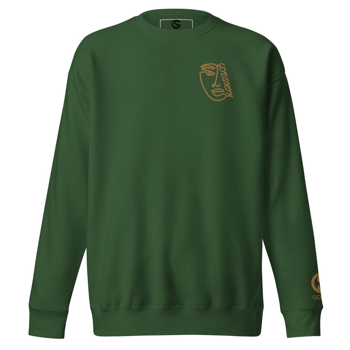 Godskin Embroidered Custom Premium Sweatshirt