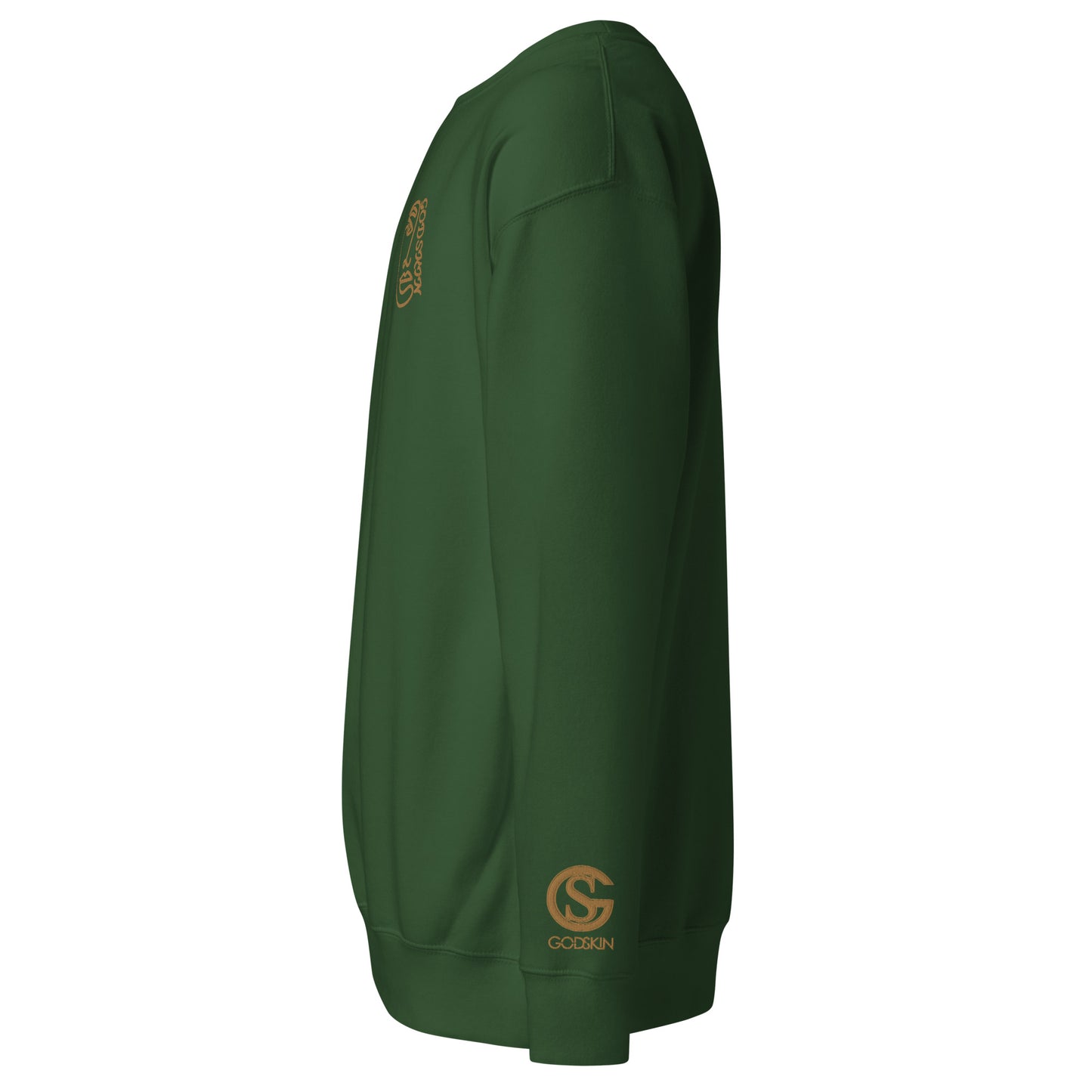 Godskin Embroidered Custom Premium Sweatshirt