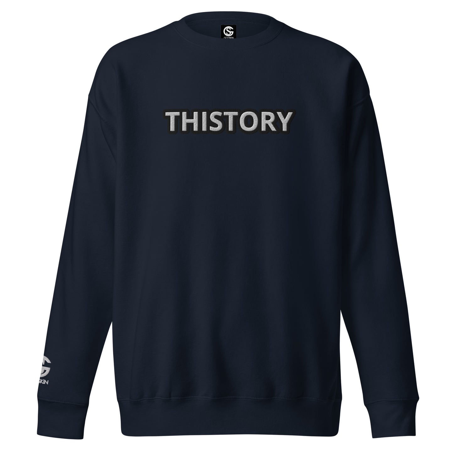 Godskin Embroidered Custom Premium Sweatshirt