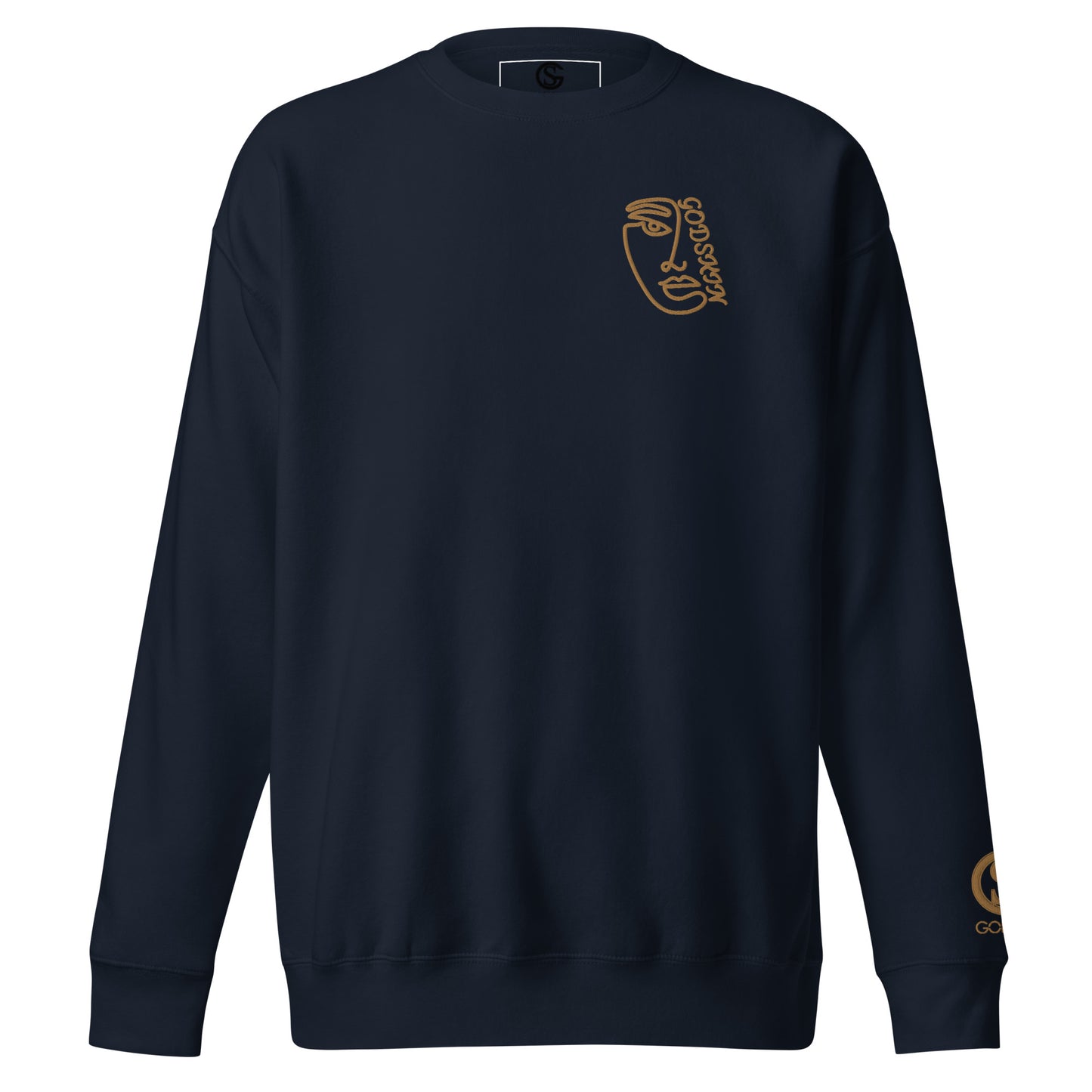 Godskin Embroidered Custom Premium Sweatshirt