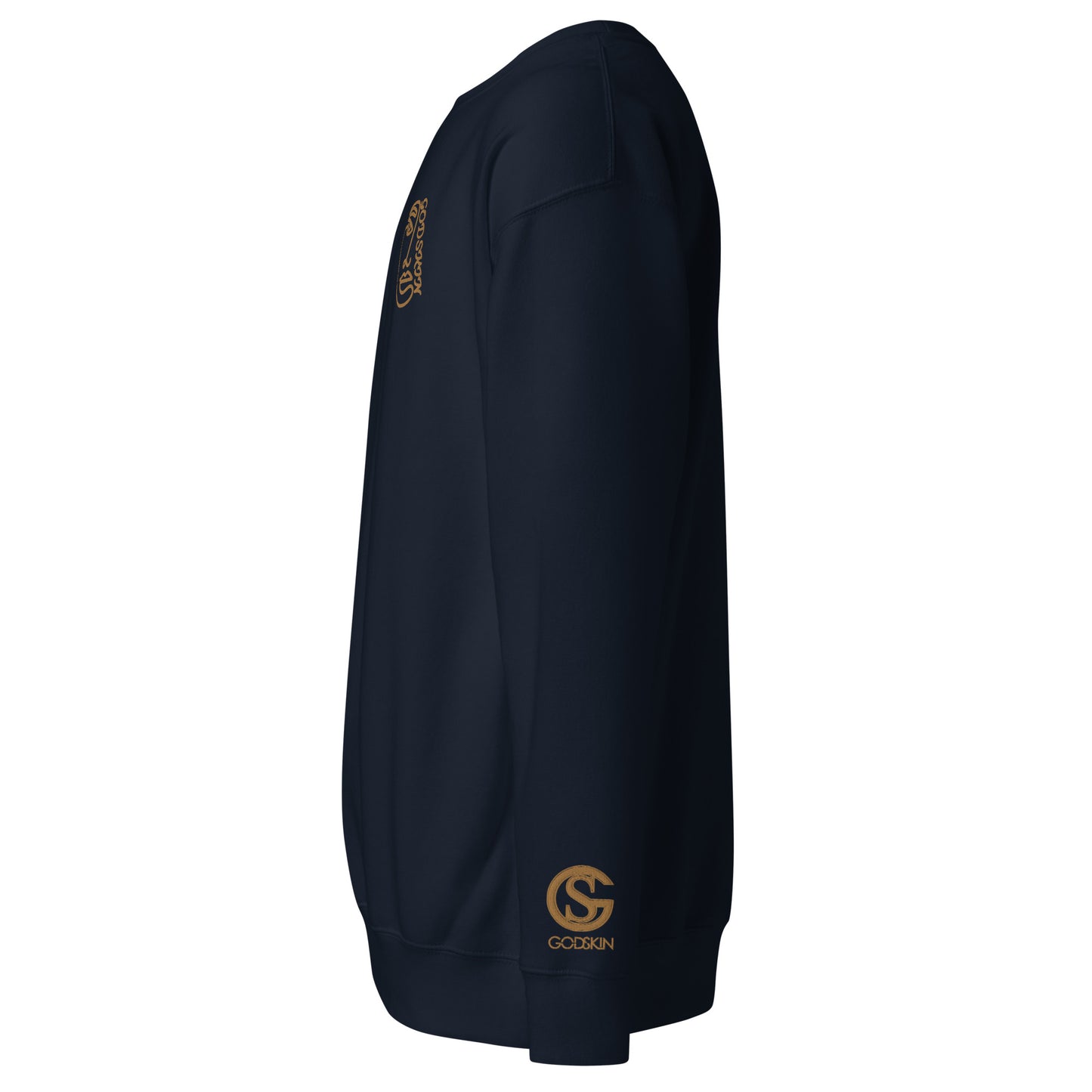 Godskin Embroidered Custom Premium Sweatshirt