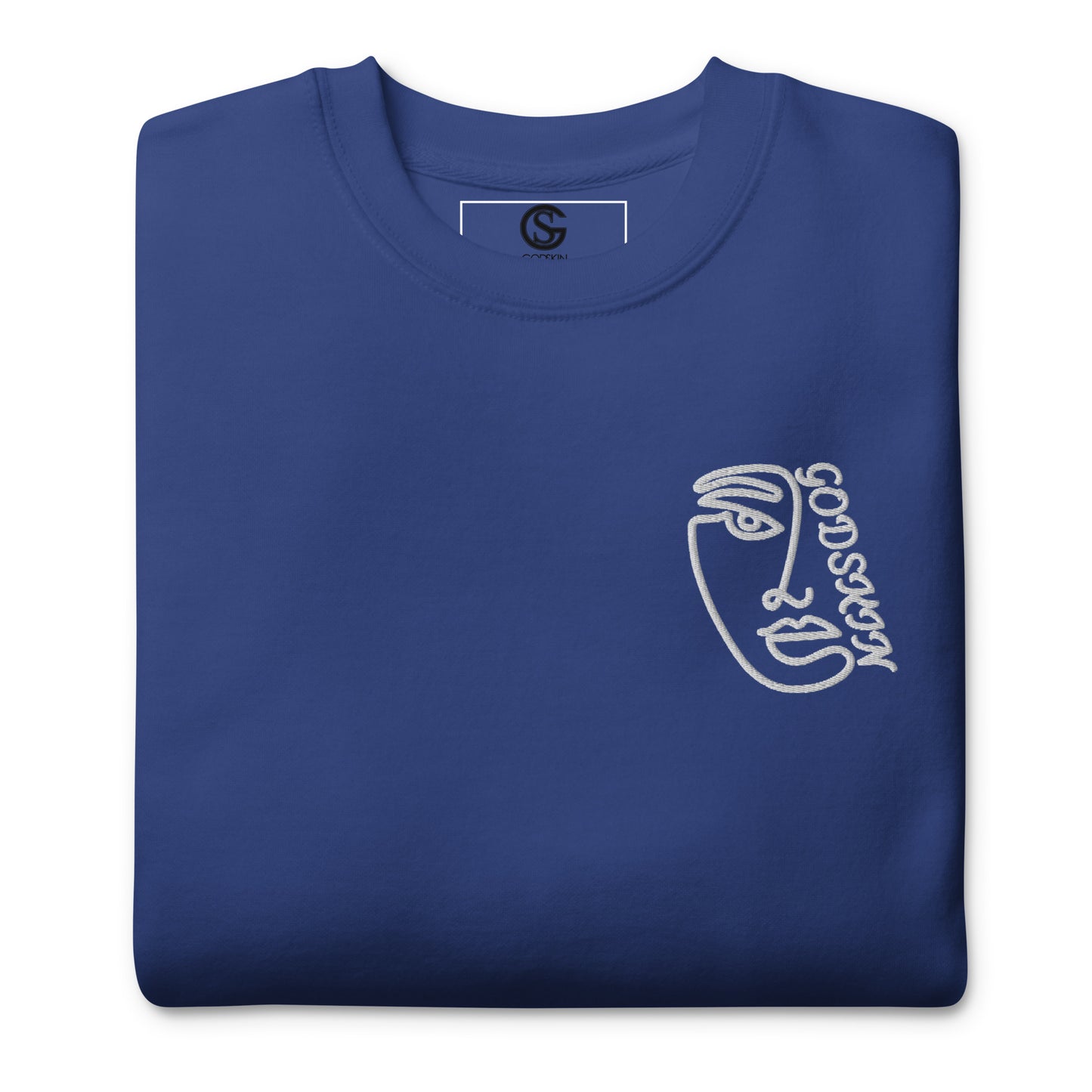 Godskin Embroidered Custom Premium Sweatshirt