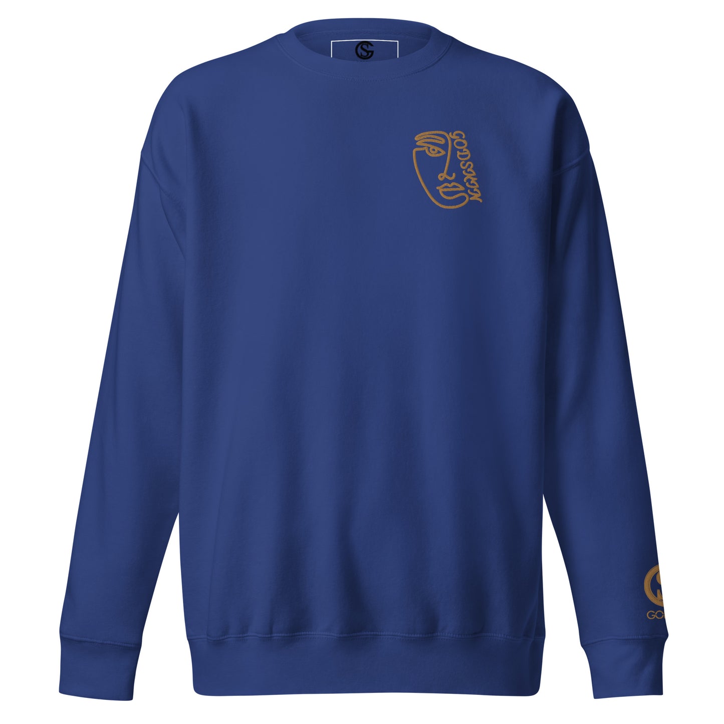 Godskin Embroidered Custom Premium Sweatshirt