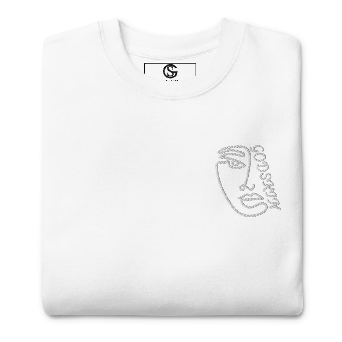 Godskin Embroidered Custom Premium Sweatshirt