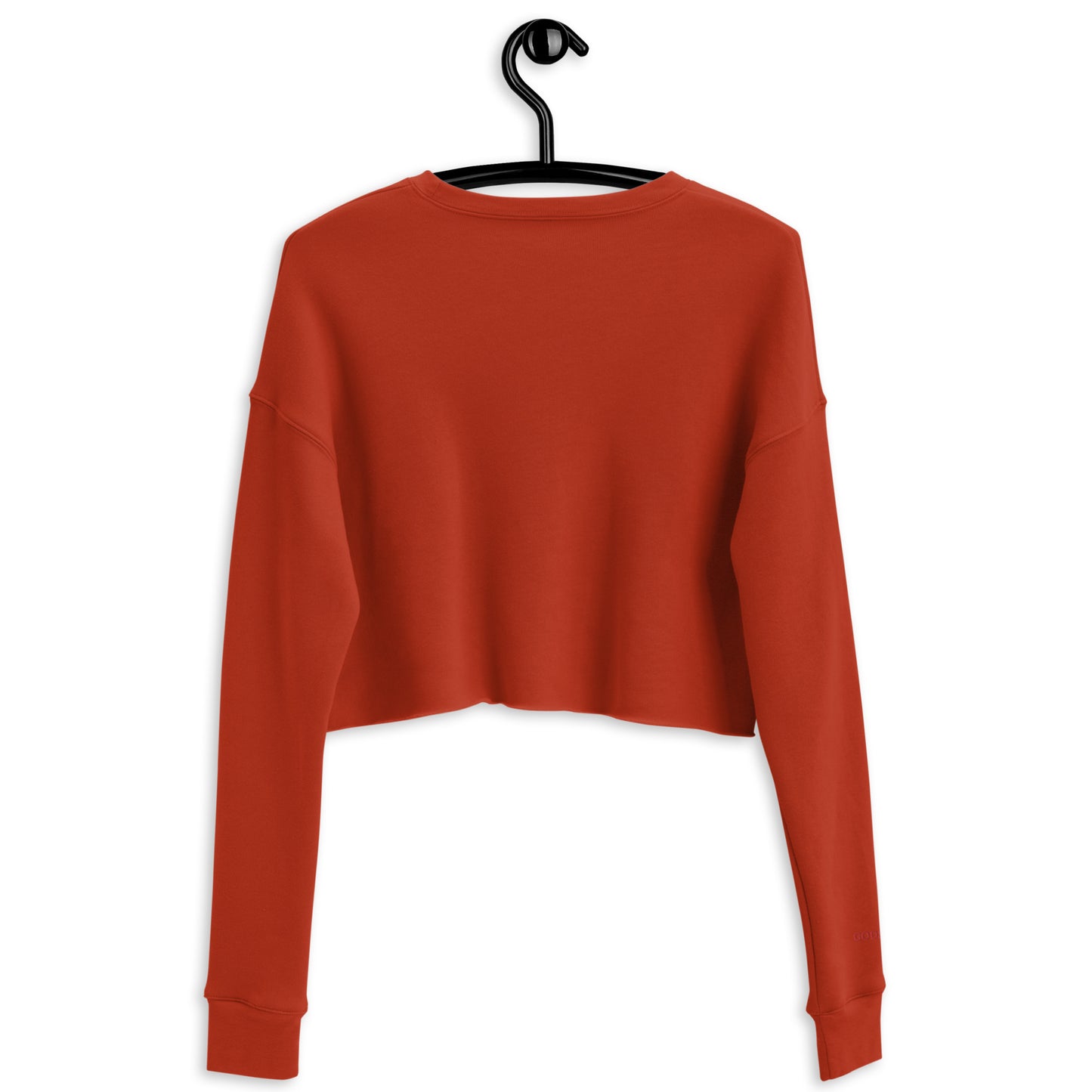 Godskin Embroidered Custom Crop Sweatshirt