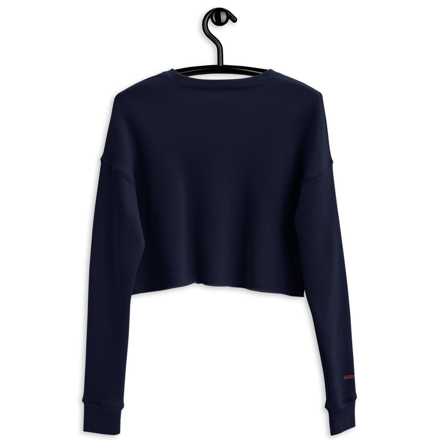 Godskin Embroidered Custom Crop Sweatshirt