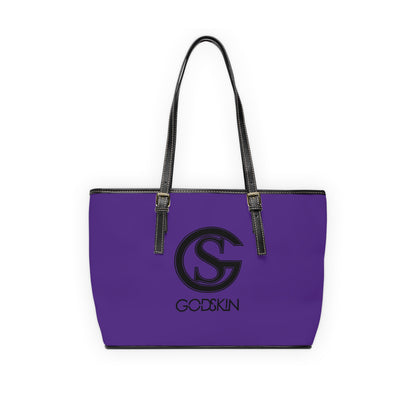 GODSKIN Purple Leather Shoulder Bag
