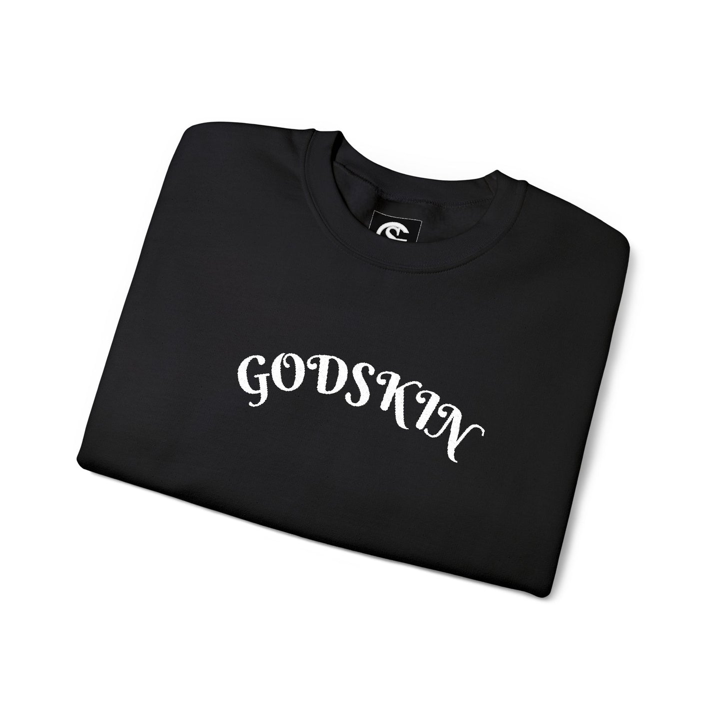 Godskin Embroidered Heavy Blend™ Crewneck Sweatshirt