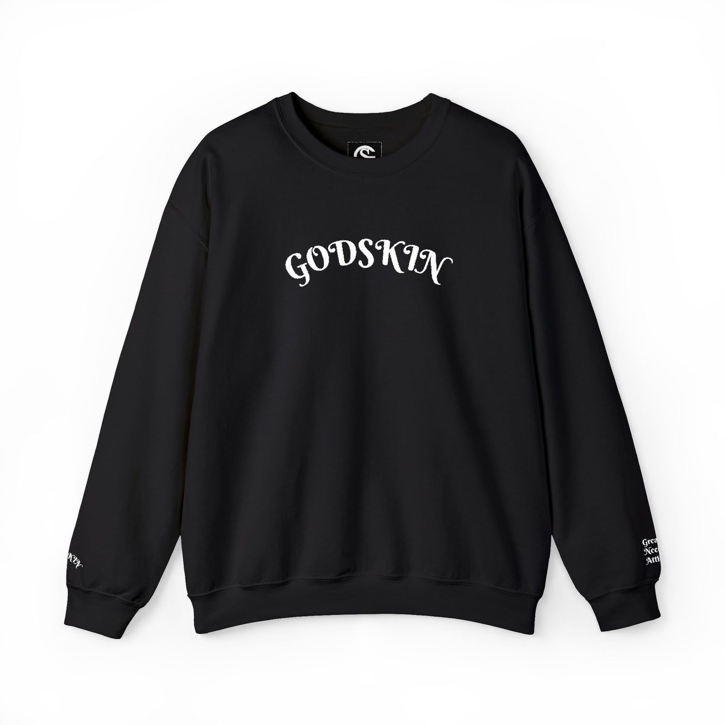 Godskin Embroidered Heavy Blend™ Crewneck Sweatshirt