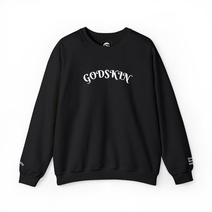Godskin Embroidered Heavy Blend™ Crewneck Sweatshirt
